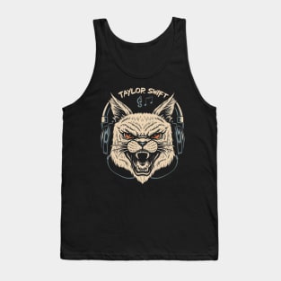 Death Metal Cat Tank Top